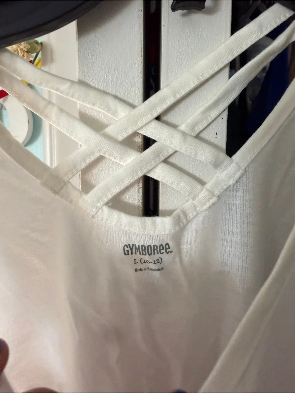 White Pineapple Graphic Tank Top